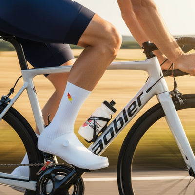 Aero overschoenen - Ijsjes print - Wit