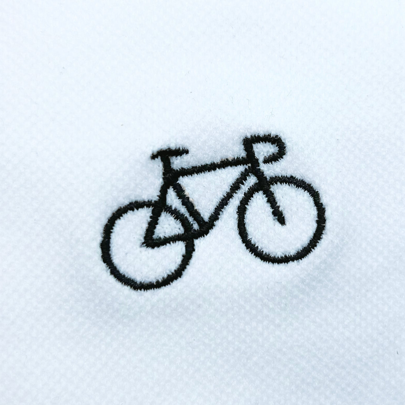 Fietssokken met borduur - Fietsjes print - Wit - Maat 39 tot 45+